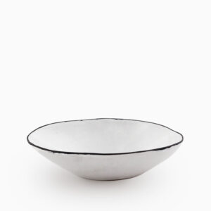 Oval Serving Bowl ~10" | Line Art