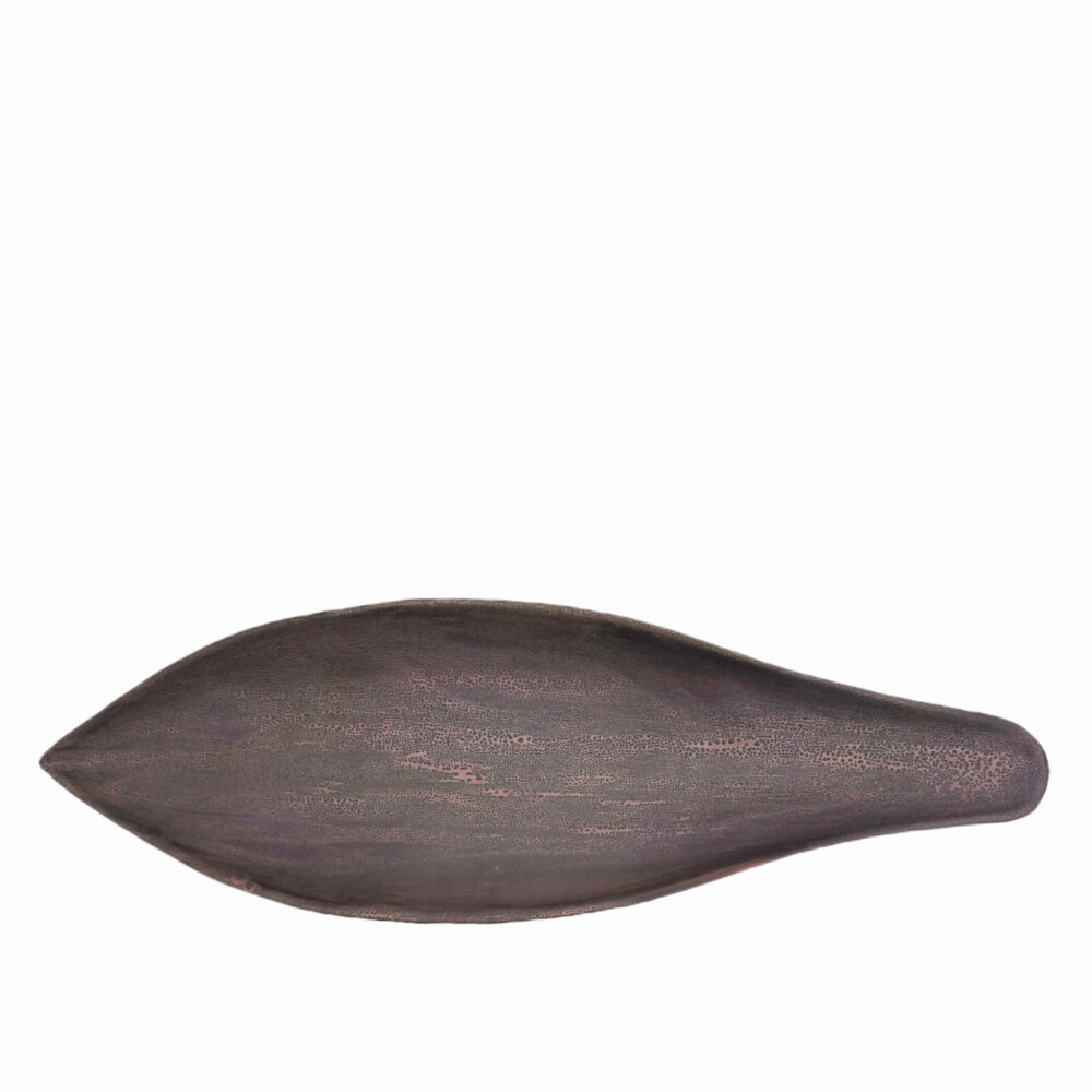 Coco Leaf Platter ~35" Shagreen - Image 2
